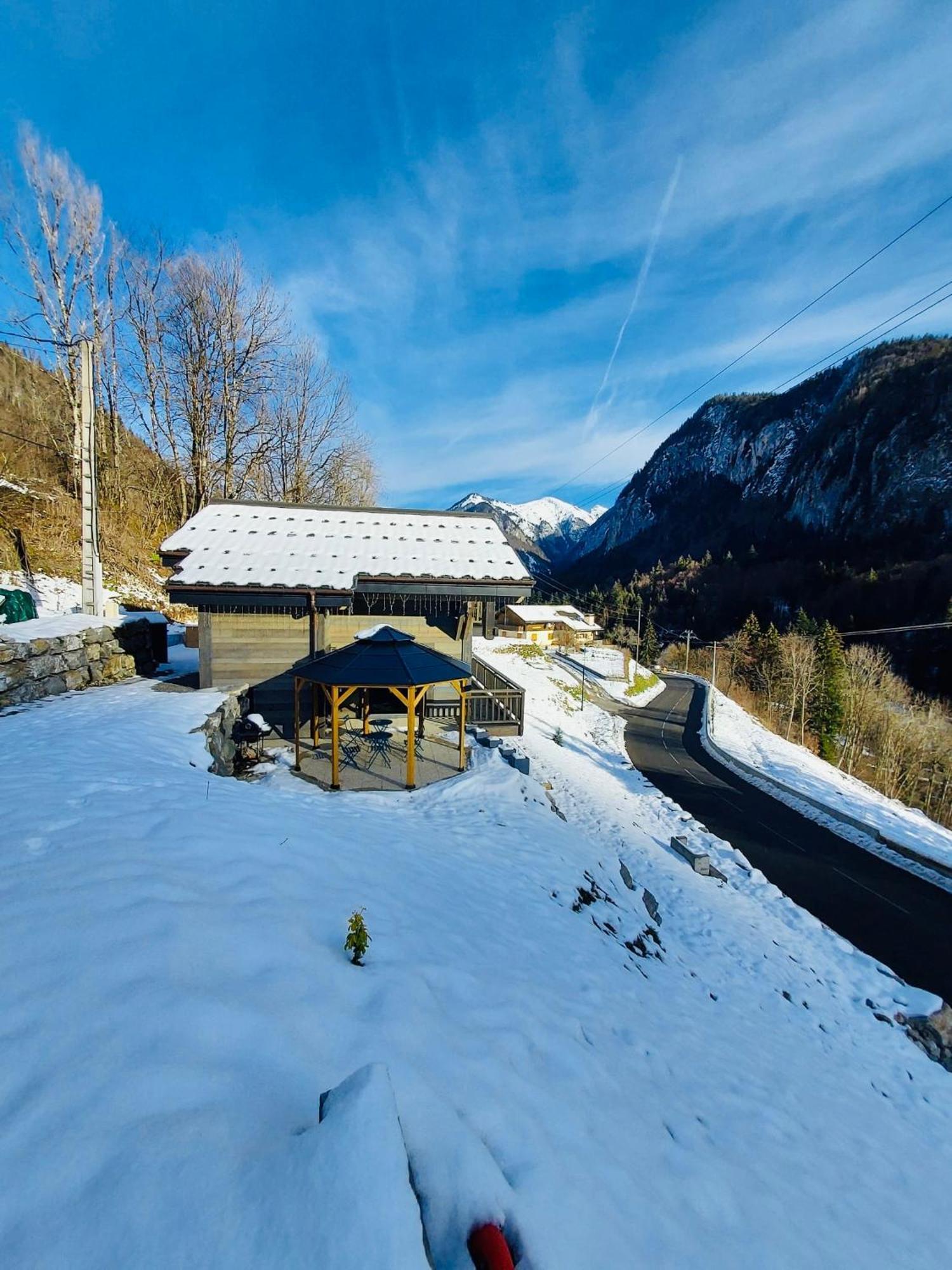 Вілла Chalet Du Bonheur Bonnevaux  Екстер'єр фото