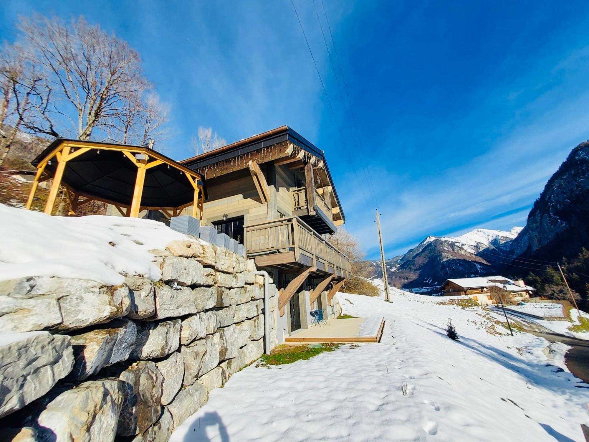 Вілла Chalet Du Bonheur Bonnevaux  Екстер'єр фото