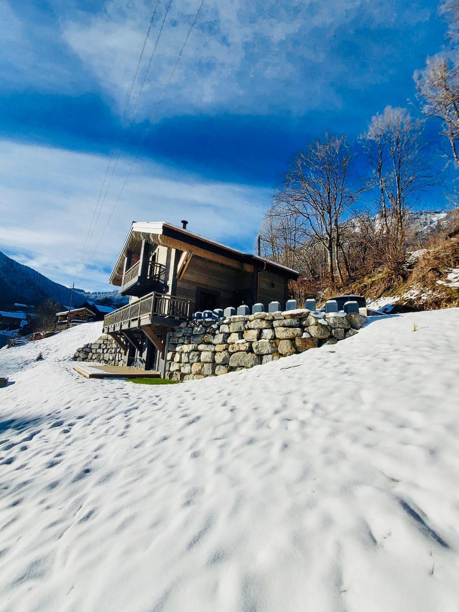 Вілла Chalet Du Bonheur Bonnevaux  Екстер'єр фото