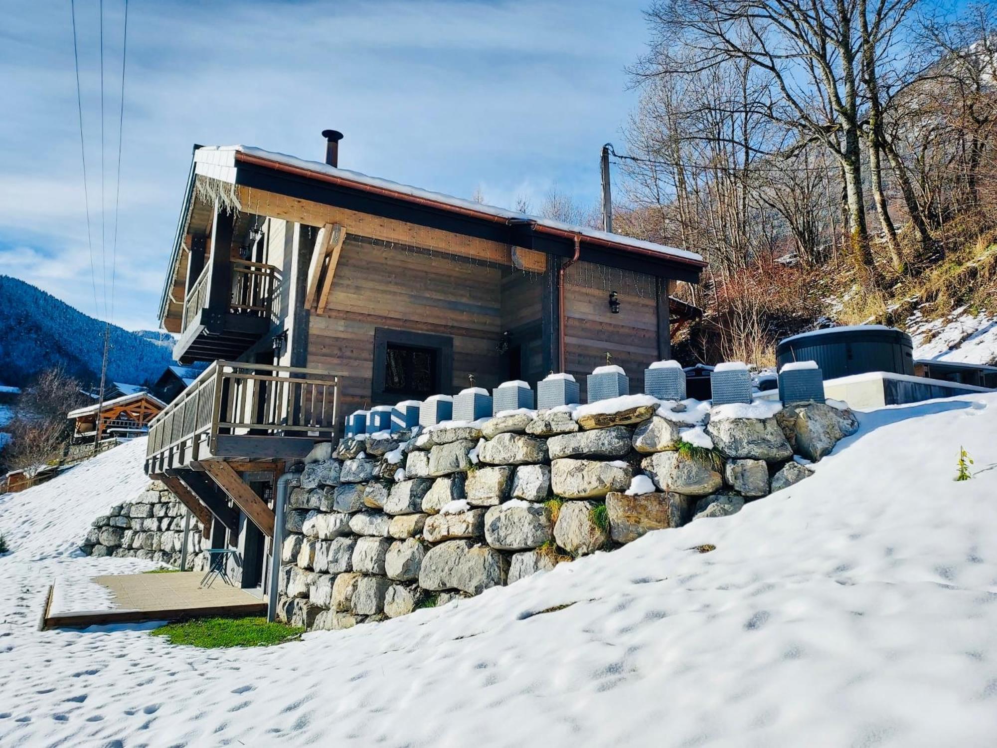 Вілла Chalet Du Bonheur Bonnevaux  Екстер'єр фото