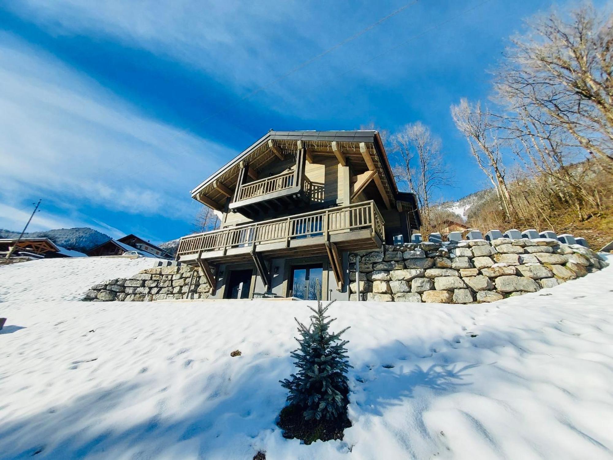 Вілла Chalet Du Bonheur Bonnevaux  Екстер'єр фото